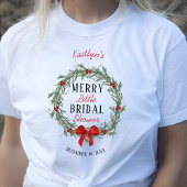 Kerst Bruiloft Feestelijke Borrel T-shirt