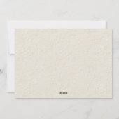 Kerst bruiloft foto Nieuw getrouwd paar Feestdagenkaart (Achterkant)