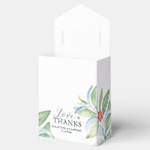 Kerst bruiloft gunst dozen feestelijke botanische bedankdoosjes (Geopend)