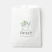 Kerst bruiloft gunst tassen liefde is zoet bedankzakje (Voorkant)