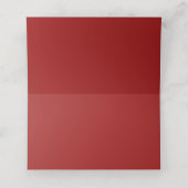 Kerst bruiloft plaats kaart Waterverf groen Plaatskaartje (Binnenkant ongevouwen)