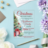 Kerst brunchfeest acryl uitnodigingen (Insitu (Huwelijk))