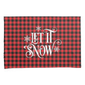 Kerst Buffalo Plaid Kussenhoes Paar (Voorkant-Rechts)