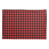 Kerst Buffalo Plaid Kussensloop (Achterkant)
