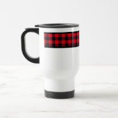 Kerst Buffalo Plaid Reizen Forenzen Mok (Links)