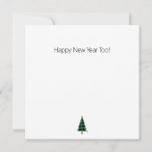 Kerst Buffel Print Gnome Kerst Kaart (Achterkant)