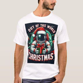 Kerst buiten deze wereld - Astronaut Holiday T- T-shirt
