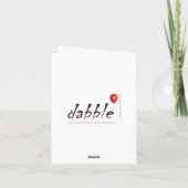 Kerst Bunny Angel, gepersonaliseerde kerst Kaart (Achterkant)