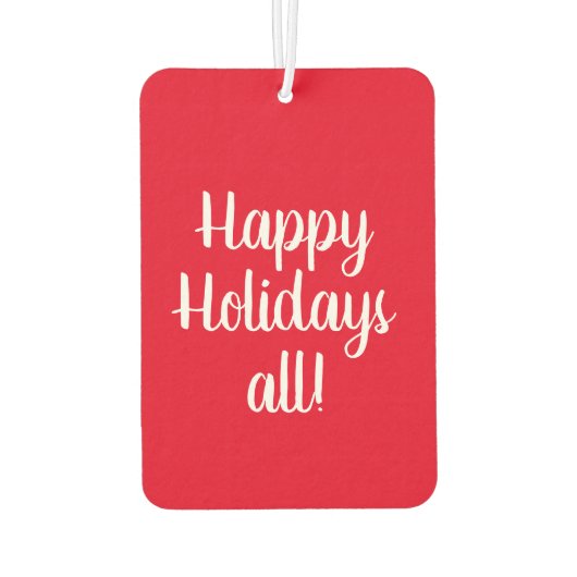 Kerst Burrito Elf ears pet Hallo Waving Luchtverfrisser (Achterkant)