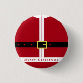 Kerst Button Gift Grappig Sinterklaas Ontwerp (Voorkant)