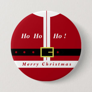 Kerst Button Grappig Kerstman Cadeau