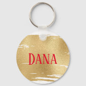 Kerst Button sleutelhanger Licht Haar Notenkraker (Achterkant)