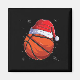Kerst Bysketbyll Byll Santa Hat Fun Sport Kerstmis Magneet