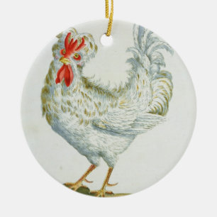 Kerst, c.1767-76 (met de hand gekleurd en) keramisch ornament