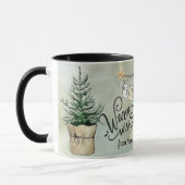Kerst Cabine Koffie Gnome Meisje Mok (Links)