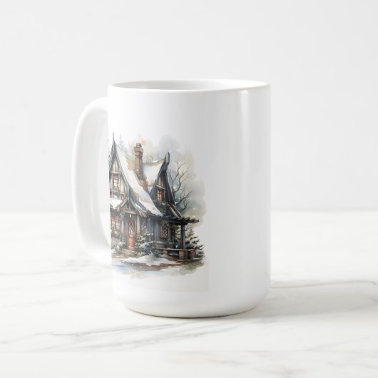 Kerst Cabine Mok (Voorkant links)