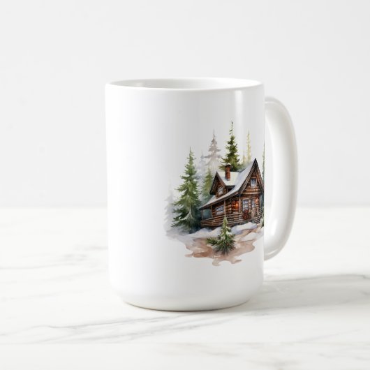 Kerst Cabine Mok (Voorkant rechts)