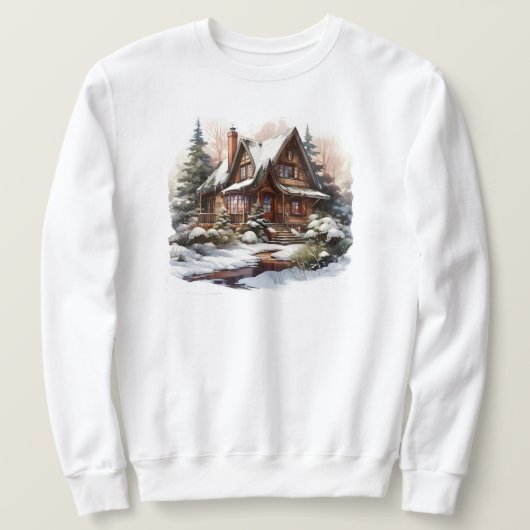 Kerst Cabine Sweatshirt (Design voorkant)