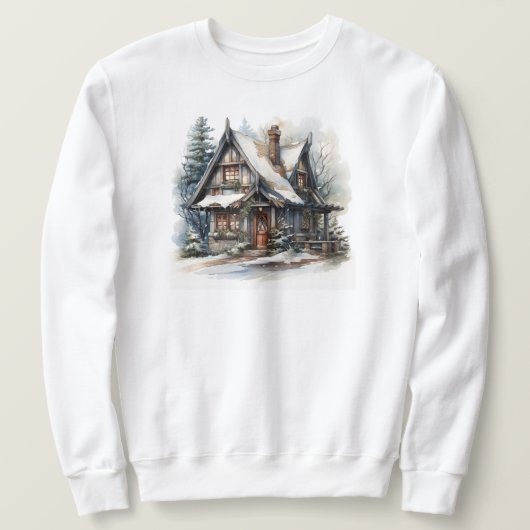 Kerst Cabine Sweatshirt (Design voorkant)