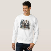 Kerst Cabine Sweatshirt (Voorkant volledig)