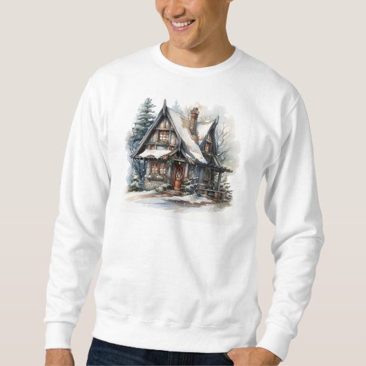 Kerst Cabine Sweatshirt (Voorkant)