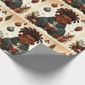 Kerst Cacao Comfort- Kerst inpakpapier (Hoek)