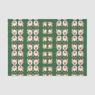 Kerst Cacao Geometrisch abstract ontwerp Tissuepapier