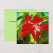 Kerst Cactus Briefkaart (Voorkant / Achterkant)