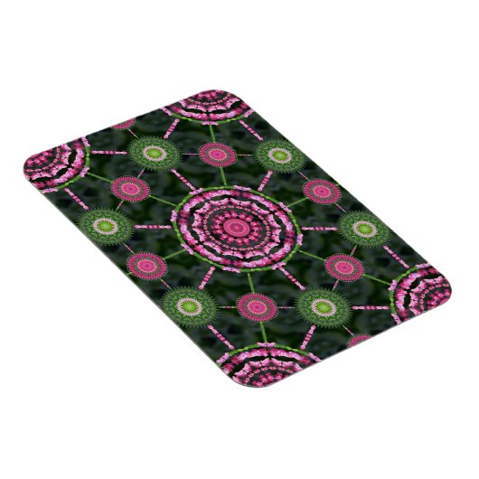 Kerst Cactus Mandala Array Kerstmagneet Magneet (Rechterzijde)