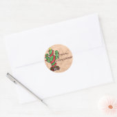 Kerst Cactus Stickers (Envelop)