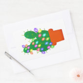 Kerst Cactus Stickers (Envelop)