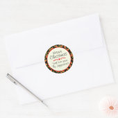 Kerst cadeau label sticker (Envelop)