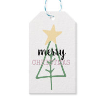 Kerst cadeau Label. Vakantie Label, Modern Christm