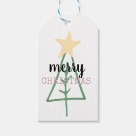 Kerst cadeau Label. Vakantie Label, Modern Christm Cadeaulabel