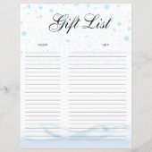 Kerst cadeau lijst cadeau tracker (Voorkant)