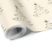 Kerst cadeau wrap eenvoudig minimaal cadeaupapier (Rol Hoek)