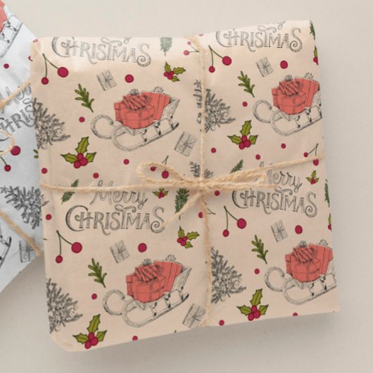 kerst cadeaupapier