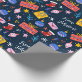  kerst cadeaupapier (Hoek)