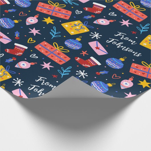  kerst cadeaupapier (Hoek)