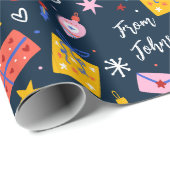  kerst cadeaupapier (Rol Hoek)