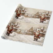  kerst cadeaupapier (Uitgerold)