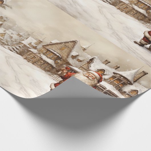 kerst cadeaupapier (Hoek)