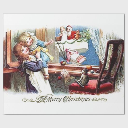 kerst cadeaupapier (Vlak)