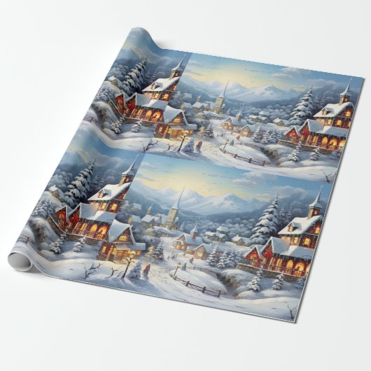  kerst cadeaupapier (Uitgerold)