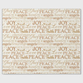 Kerst cadeaupapier (tekst afdrukken) (Vlak)