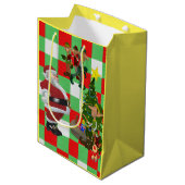 Kerst Cadeautasjes Medium Cadeauzakje (Voorkant Gekanteld)