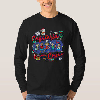Kerst Cafetaria Crew Kleuterschool Schoolteam T-shirt