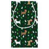 Kerst Cairn Terrier Honden Vakantie Cairns Klein Cadeauzakje (Achterkant)