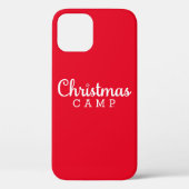 Kerst Camp iPhone Case | Kerst telefoonhoesjes (Achterkant)