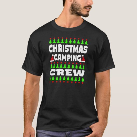 Kerst Camping Crew-22445 T-shirt (Voorkant)